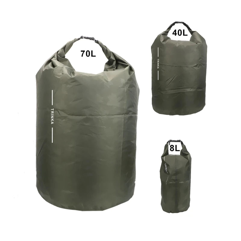 Waterproof Dry Sack Bag for Boating Kayaking Canoeing Outdoor Travel 8L-70L