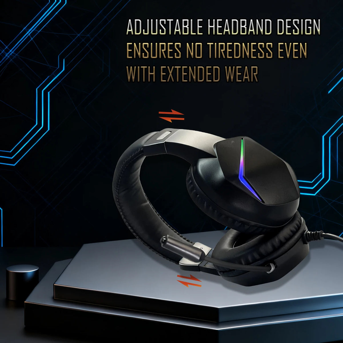 Wired Gaming Headphones for PS4, Xbox, Switch and PC - Universal Fit