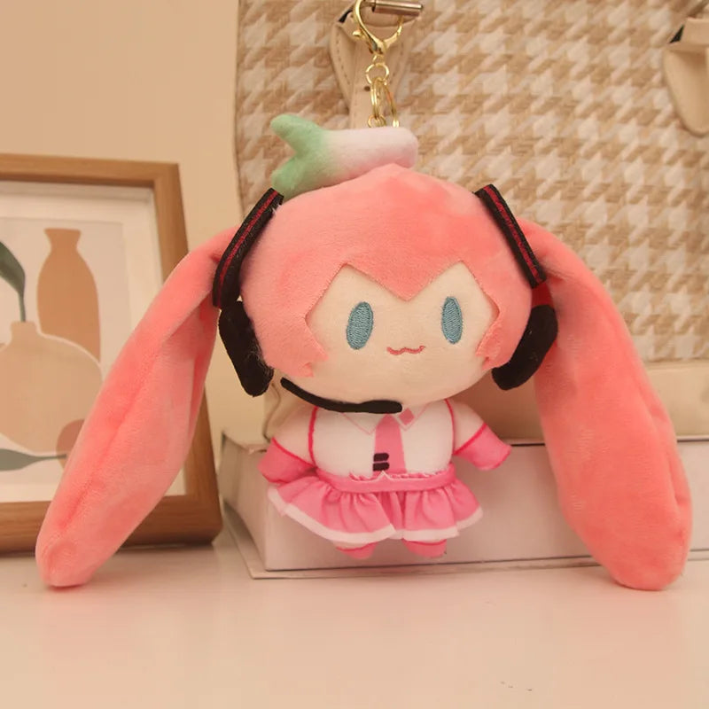 Cute Anime Girl Plush Pendant Keyring - 13-18cm Kawaii Bag Charm & Gift Set