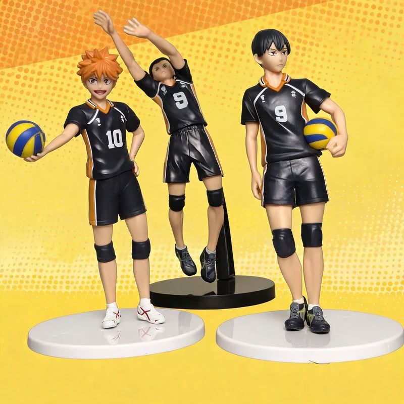 Anime Haikyu!! PVC Gachapon Figures - 13cm Desktop Toy Collection - Multiple Colors