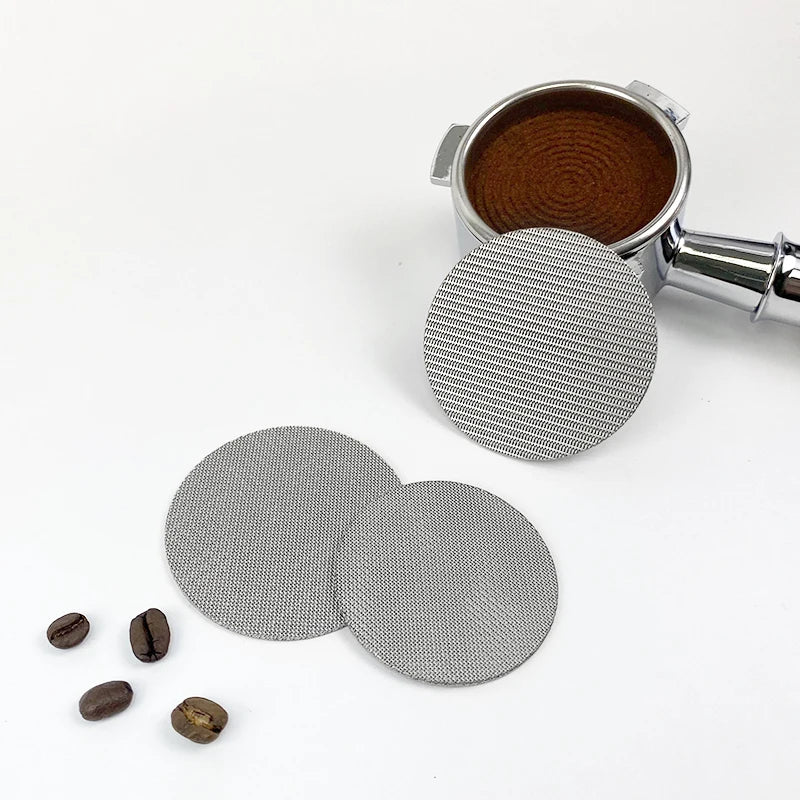 Coffee Puck Screen 51mm 53.5mm 58.5mm - Reusable Filter for Espresso Machines