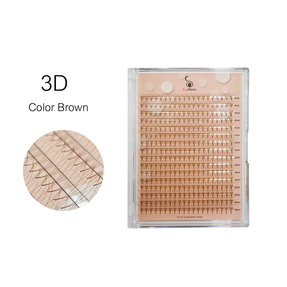 Premade Volume Lash Fans 3D 6D 10D Faux Mink Makeup Eyelash Tools