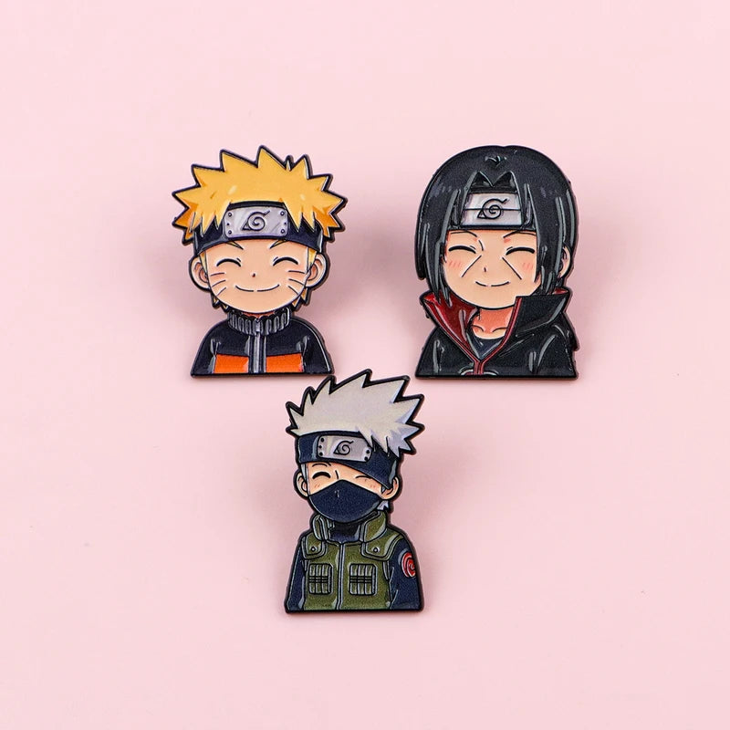 Anime Figure Enamel Pin Cartoon Badge Backpack Brooch - Fan Gift Accessory