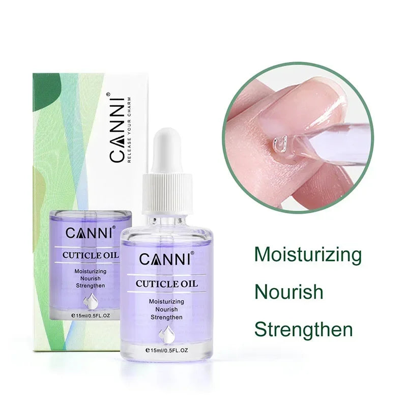Cuticle Oil Nourishing Softener with Natural Oils - 15ml, Multiple Flavors