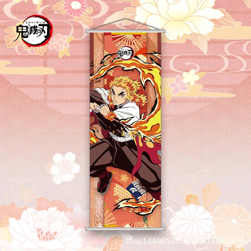 Demon Slayer Wall Poster Wallpaper Scroll Anime Wall Art for Collectors