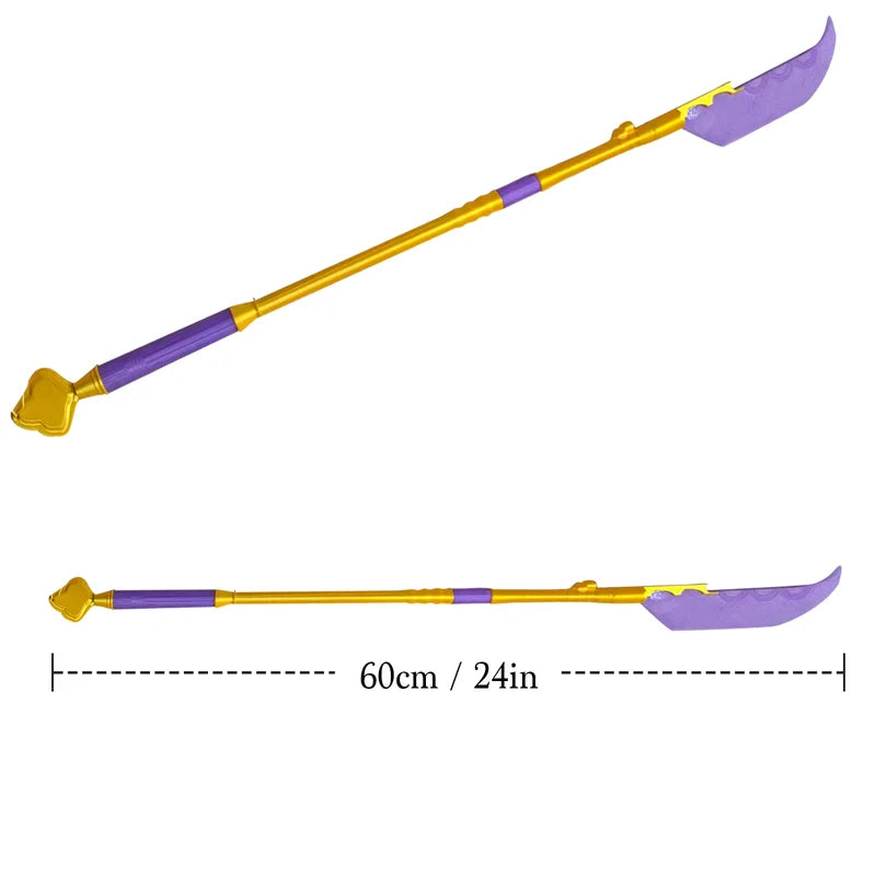 Lighted Colorful Sword Cosplay Prop with 3D Printed Arm for Halloween & Parties