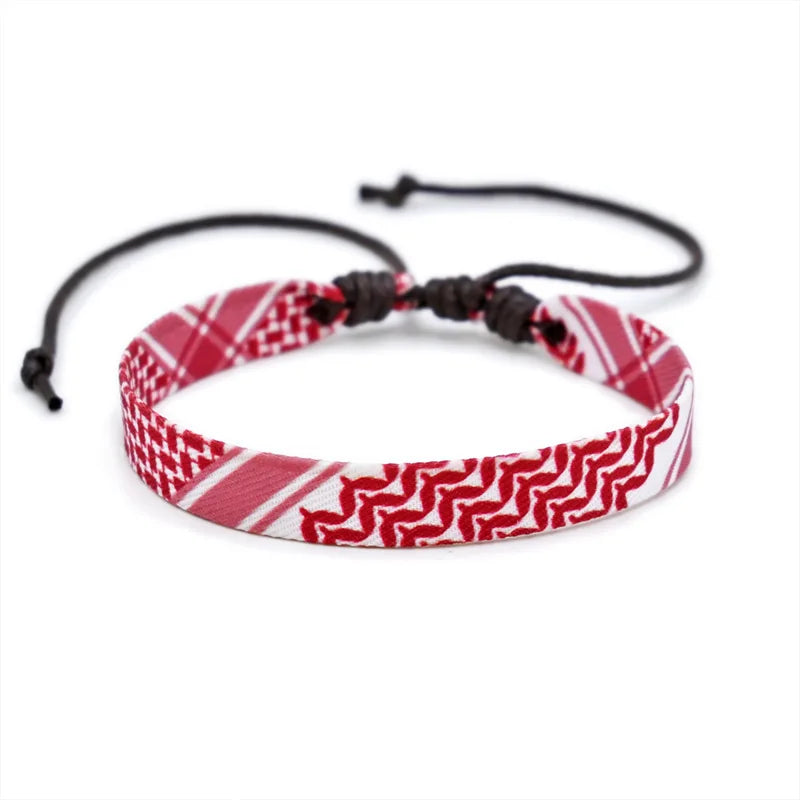 Ethnic Woven Bracelet for Women and Men Handmade Summer Jewelry