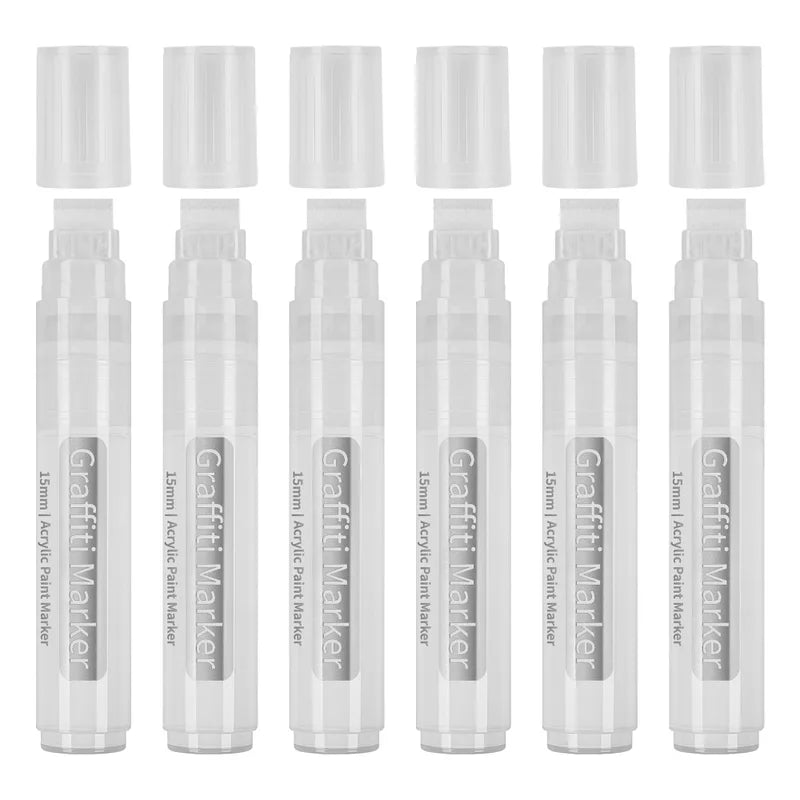 Large Acrylic Paint Pens 15mm Wide Tip for Drawing and Craft Projects