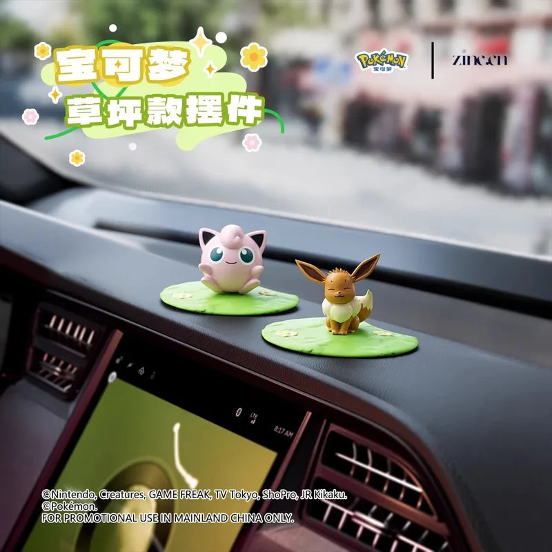 Anime Action Figures Keychain Set - Pikachu, Snorlax, Charmander, Squirtle, Fragrance Pendant