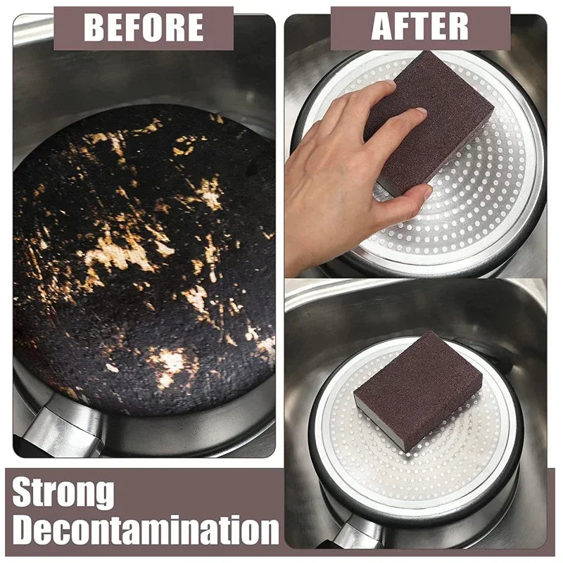 Rust Removal Sponge Set for Kitchen & Household Cleaning - Multiple Colors