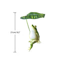 Resin Frog Garden Ornament Large Outdoor Lawn Decor Gift for Patio and Courtyard
