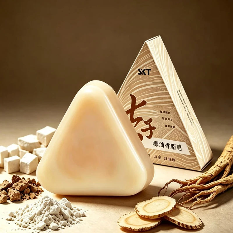Herbal Facial Soap 100g Moisturizing Coconut Milk Deep Cleansing Bar