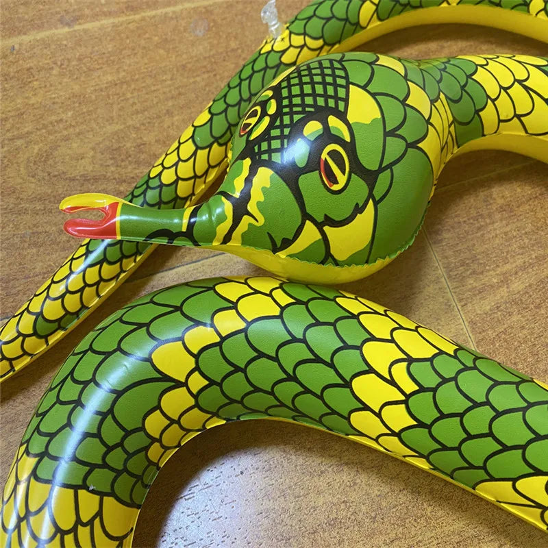 Inflatable Animal Snake Pool Toy for Outdoor Garden & Party Decoration