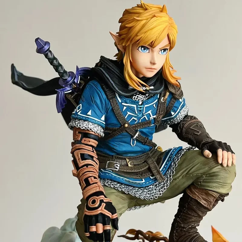 Anime Link Action Figure with Treasure Box - 12cm PVC Collectible Toy