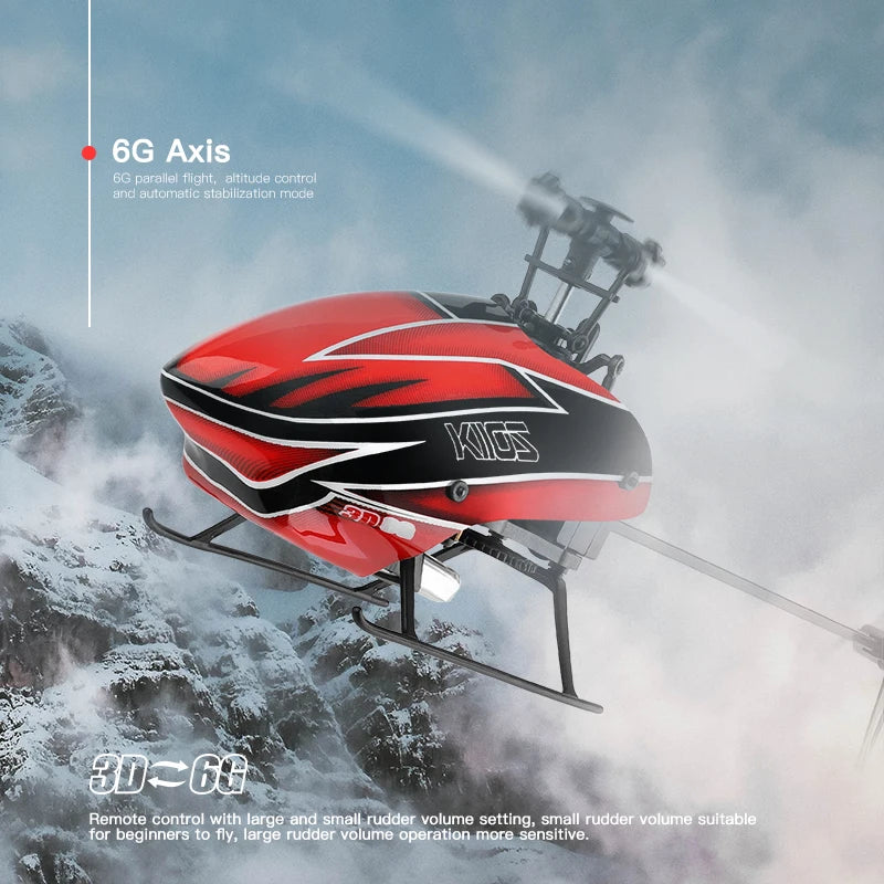 RC Helicopter 6CH 3D 6G System Brushless Motor Quadcopter Drone Toys for Kids