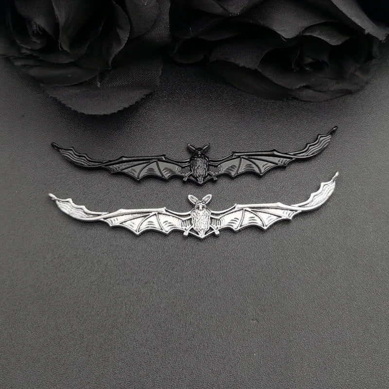 5 Pieces Gothic Vampire Bat Pendant Halloween Craft Accessories