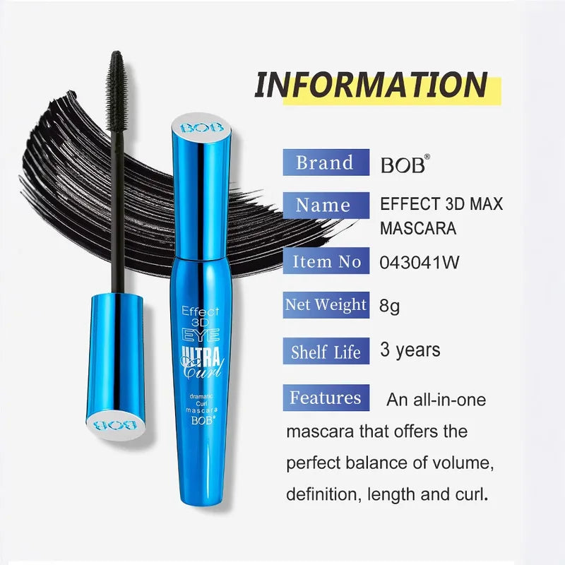 Waterproof Thick Eye Makeup Pencil - Smudge-Proof, Long-Lasting Black Eyeliner