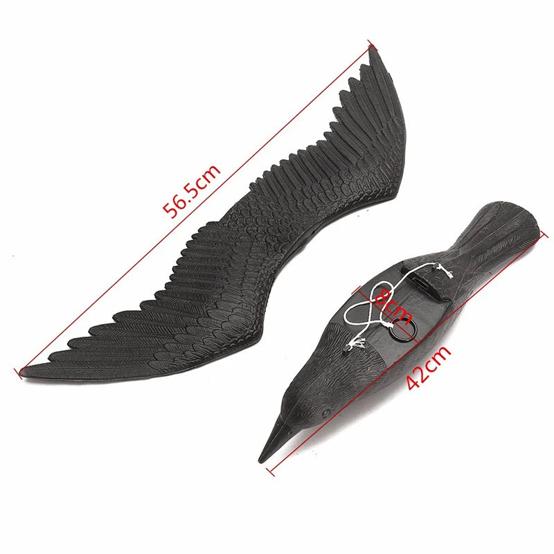 Flying Falcon Bird Decoy Pest Control Garden Ornament - Lifelike Bird Repellent