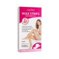 Cold Wax Strips for Body Hair Removal - 10 Pieces / 20 Sides, Gentle & Safe