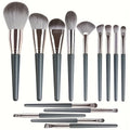 14-Piece Makeup Brush Set with Full Face & Eye Detail Brushes - Soft & Professional