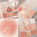 12-Color Glitter Eyeshadow Palette Long Lasting Sparkling Pearl Sequin Eye Makeup