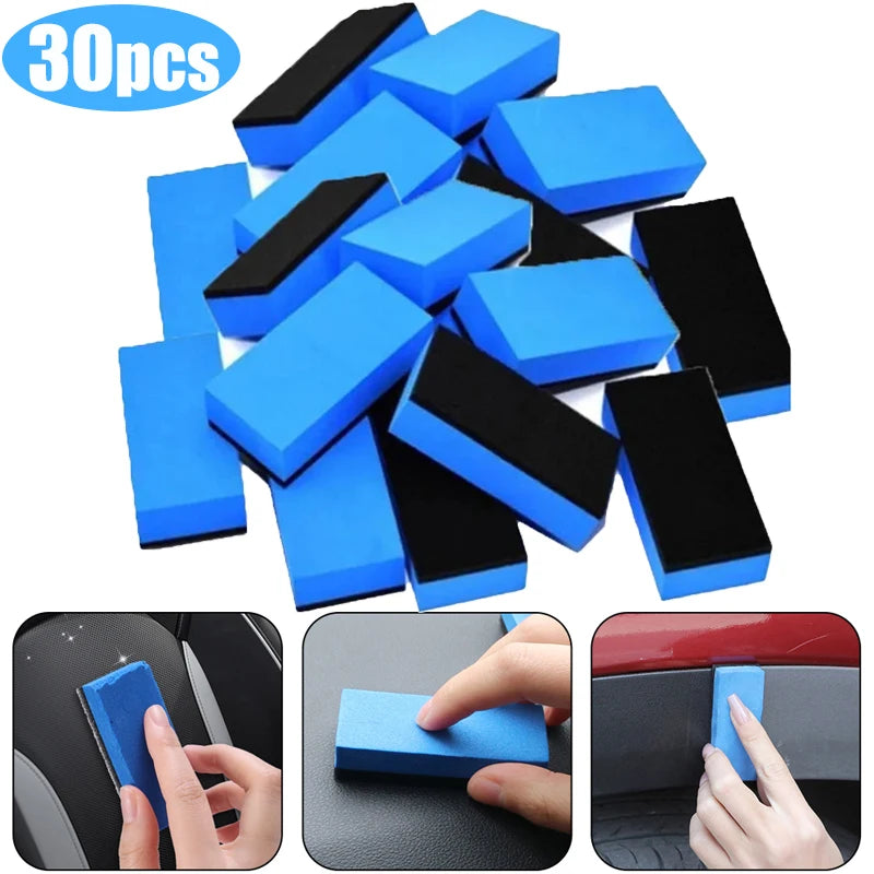 Car Ceramic Coating Applicator Sponge Set - Nano Wax & Glass Maintenance Pads