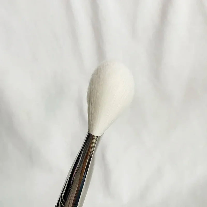 Large Flat Powder Blusher Brush for Face Makeup – Silky Synthetic Hair Paddle Shape