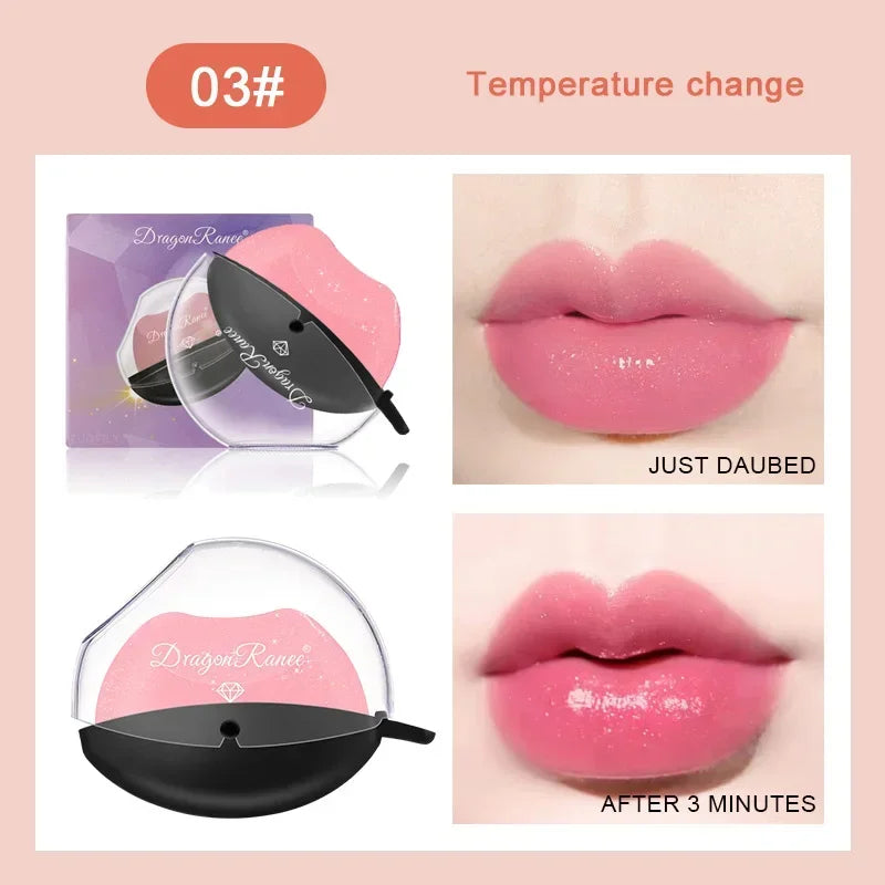 Lip-Shaped Lipstick Seal - Matte, Waterproof, Moisturizing Lip Gloss for Long-Lasting Makeup