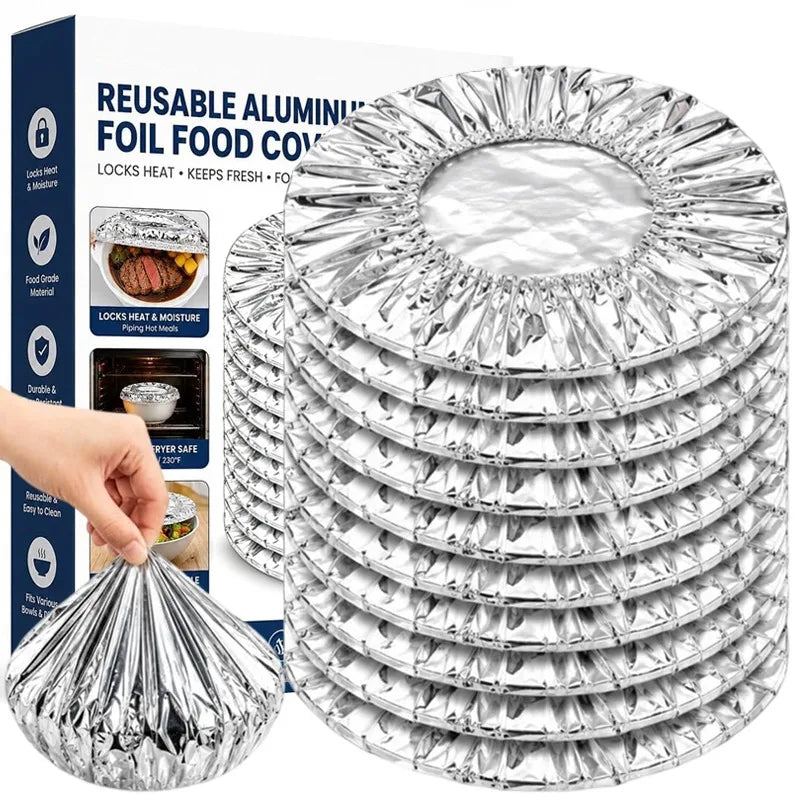 Disposable Food Covers with Elastic Edges - Food Wraps for Bowls & Plates, Pack of 10-200