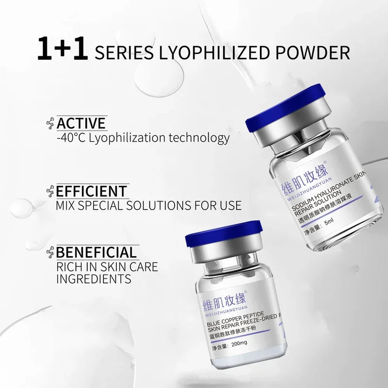 Hydrating Copper Peptide Skin Care Set for Wrinkle Repair & Sensitive Skin
