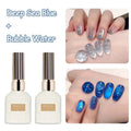 Sparkling Crystal Cat Eye Gel Nail Polish Bubble Water Effect 15ml - Summer Nail Art