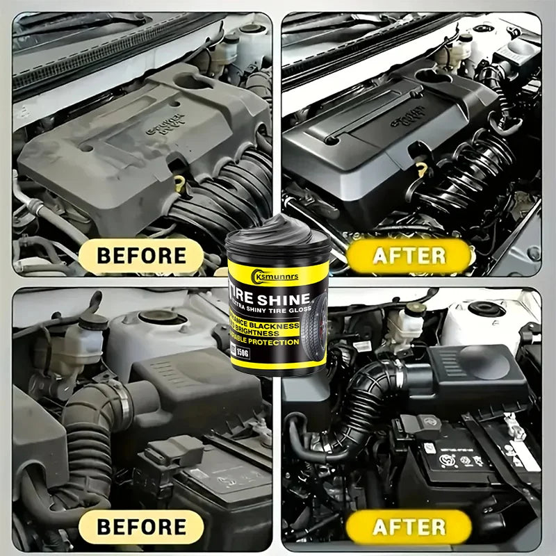 Heavy-Duty Car Plastic Renovator Wax - Scratch Repair & Protection for Bumpers and Interiors