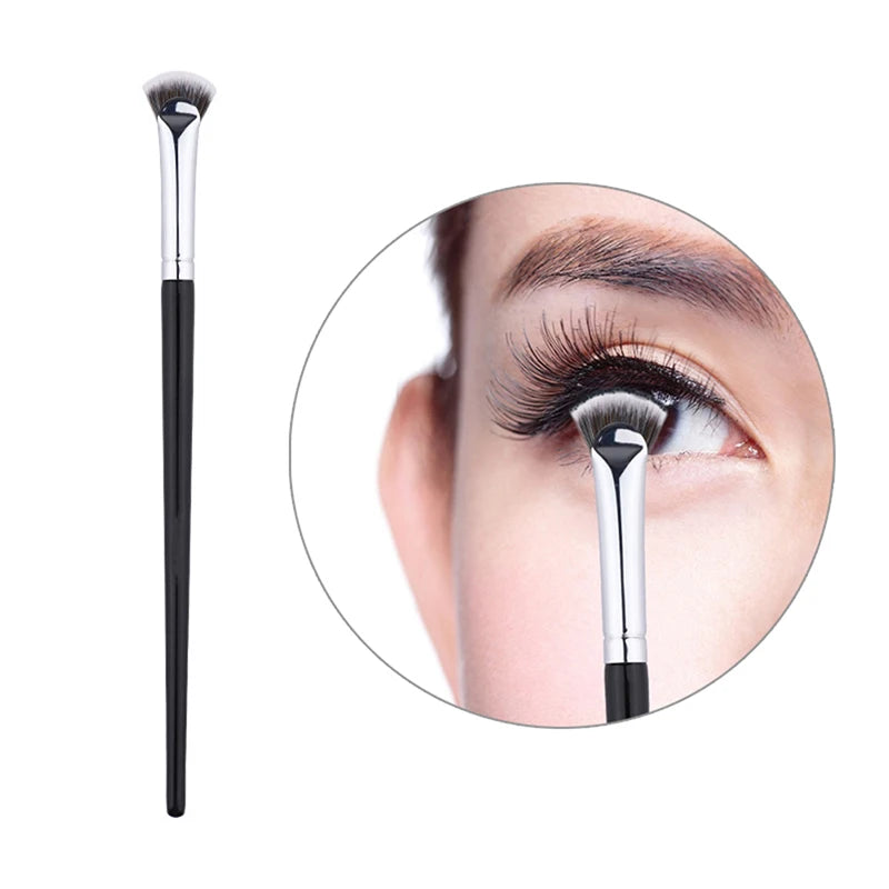 Fan-Shaped Eyelash Brush for Precise Mascara and Eyelash Makeup Application