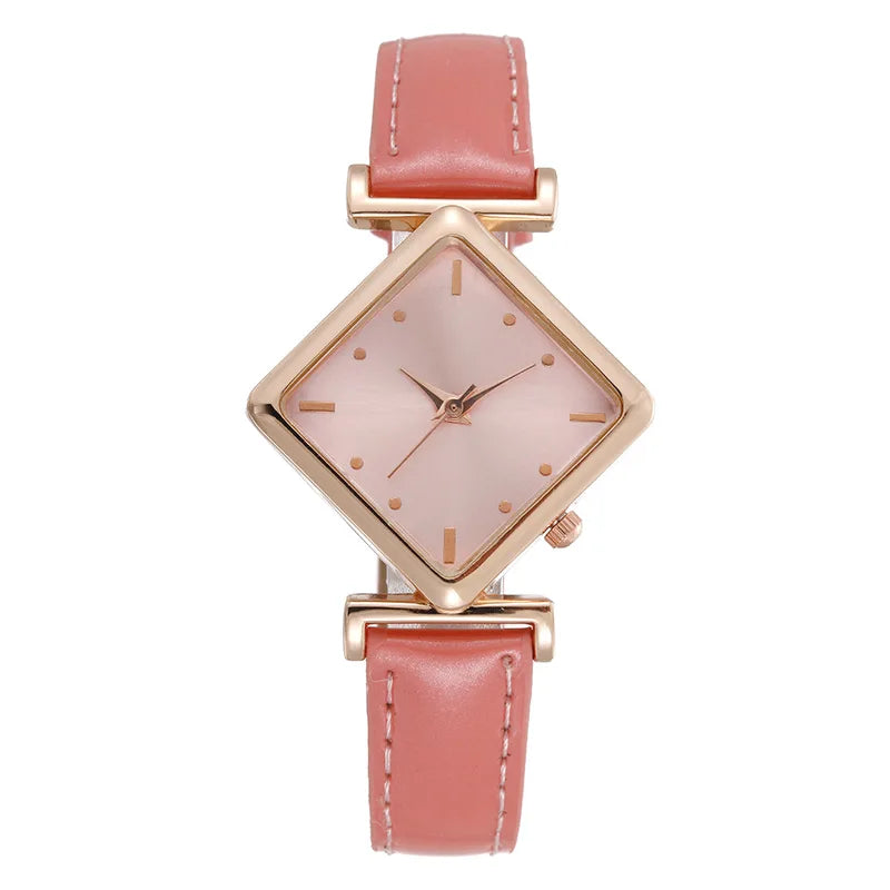 Women’s Quartz Wristwatch Leather Strap Ladies Watch Gift for Her