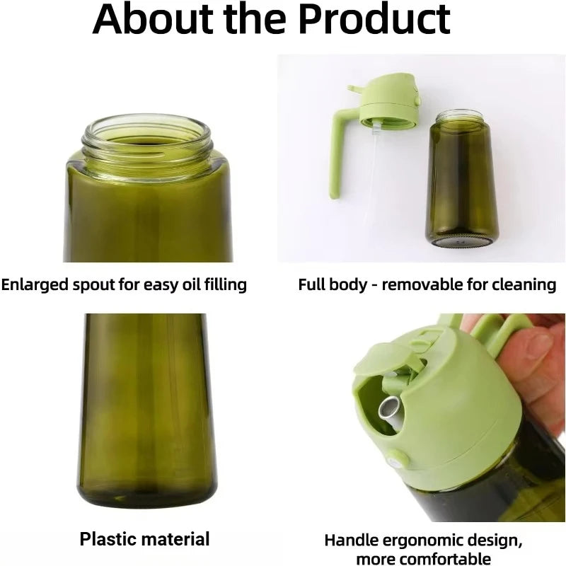 Oil Spray Bottle for Cooking Household Kitchen Spray Olive Oil Dispenser