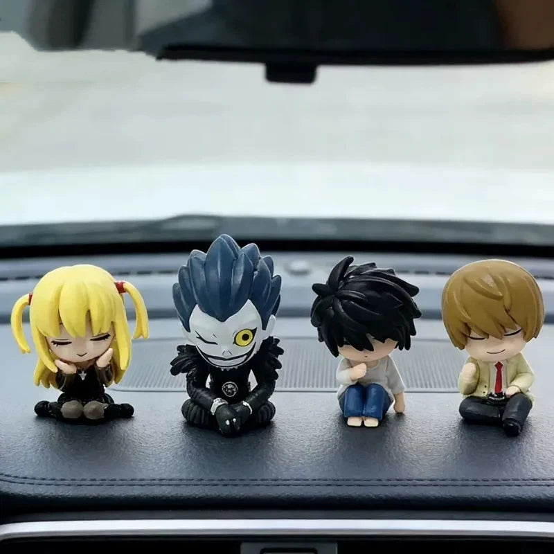 Q Version Death Note Action Figure Collectible PVC Toy Light Ryuk L