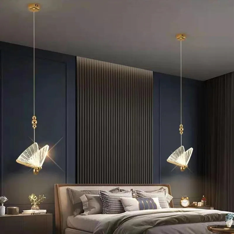 Modern Butterfly LED Pendant Light Indoor Lighting Fixture for Home Decor