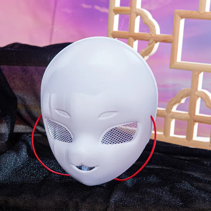 Mesh Full Face Mask for Costume Halloween Masquerade Cosplay DIY Prop