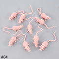 Halloween Mini Animal Figures Set - Fake Animal Models for Party & Pranks