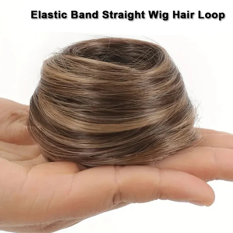 Human Hair Bun Ponytail Hairpiece for Women - Natural & Colorful Variants