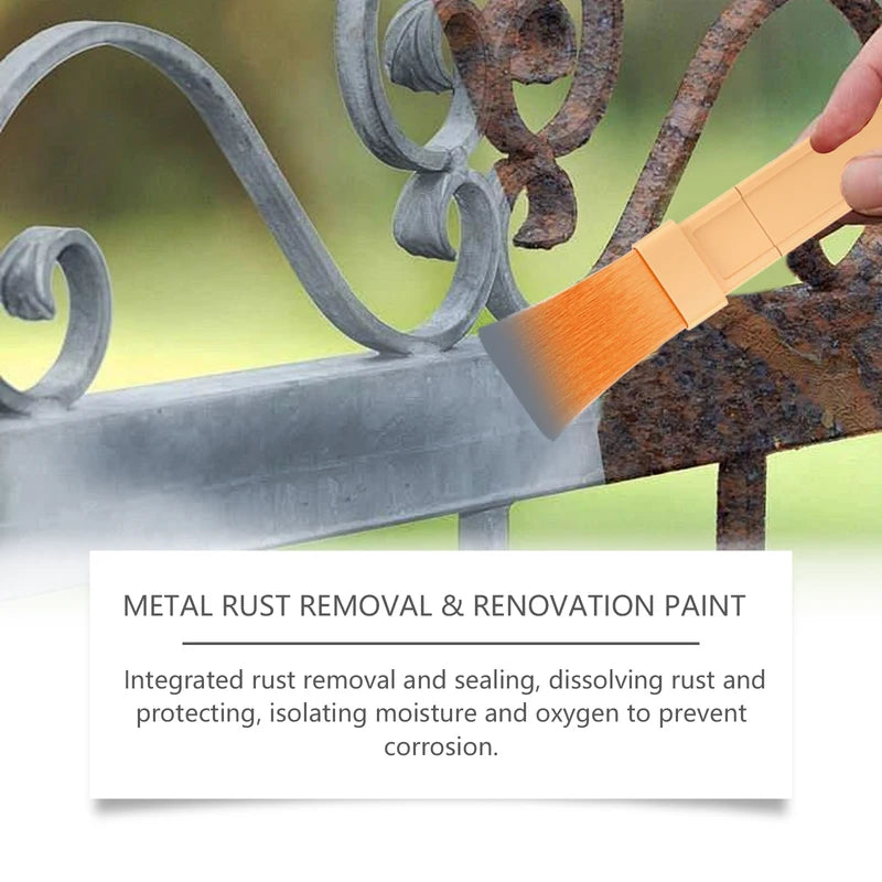 Water-Based Metal Anti-Rust Paint - Waterproof, Rust-Proof Primer for Metal Surfaces