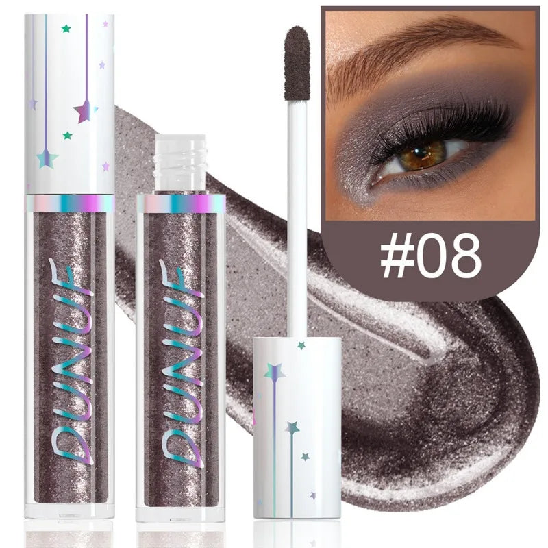 24-Color Liquid Eyeshadow Stick Metallic Glitter Waterproof Stage Makeup