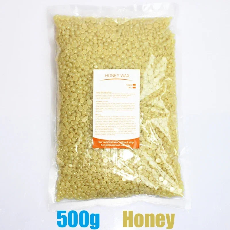 1000g Hard Wax Beans for Painless Hair Removal, Suitable for Bikini Face Body