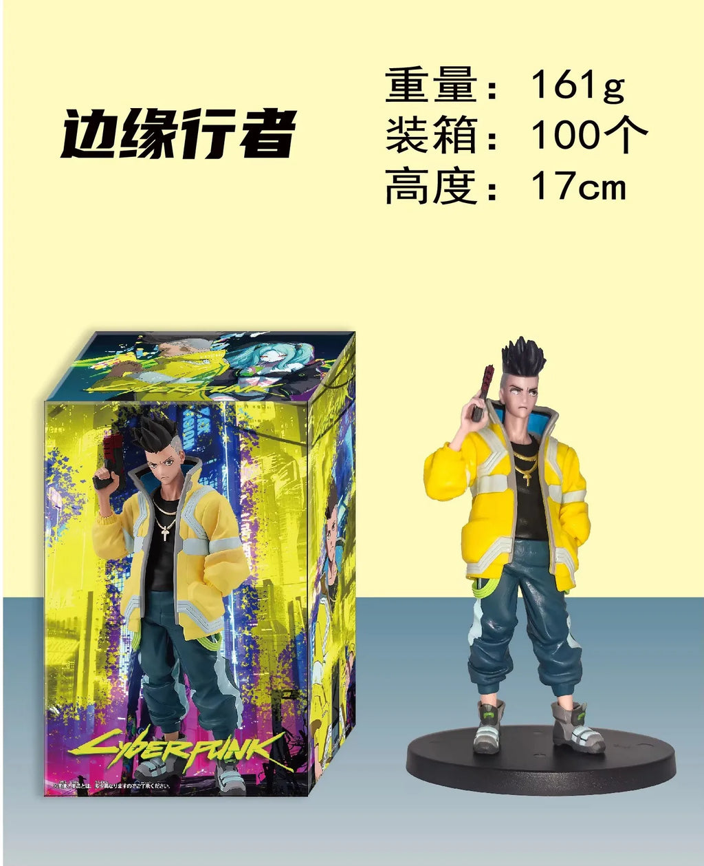 Anime Action Figure - Cyberpunk Edgerunners David Lucy Rebecca PVC Toy Collection, Standing Model for Desk Decor