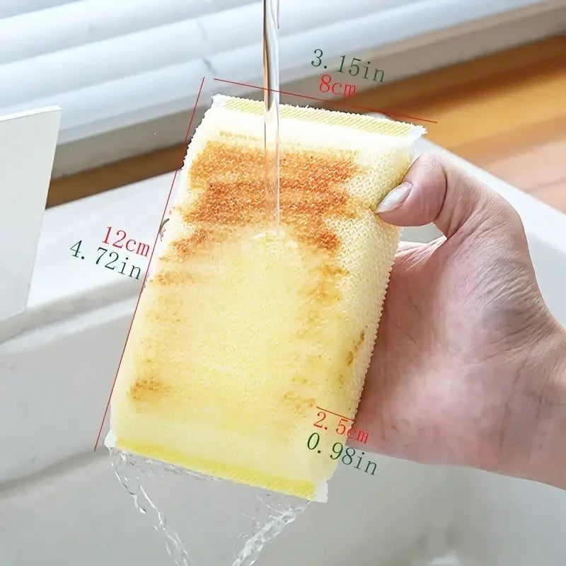 Multi-Purpose Dishwashing Sponge Set Thick Cleaning Pads Kitchen Scrubbing Cloths