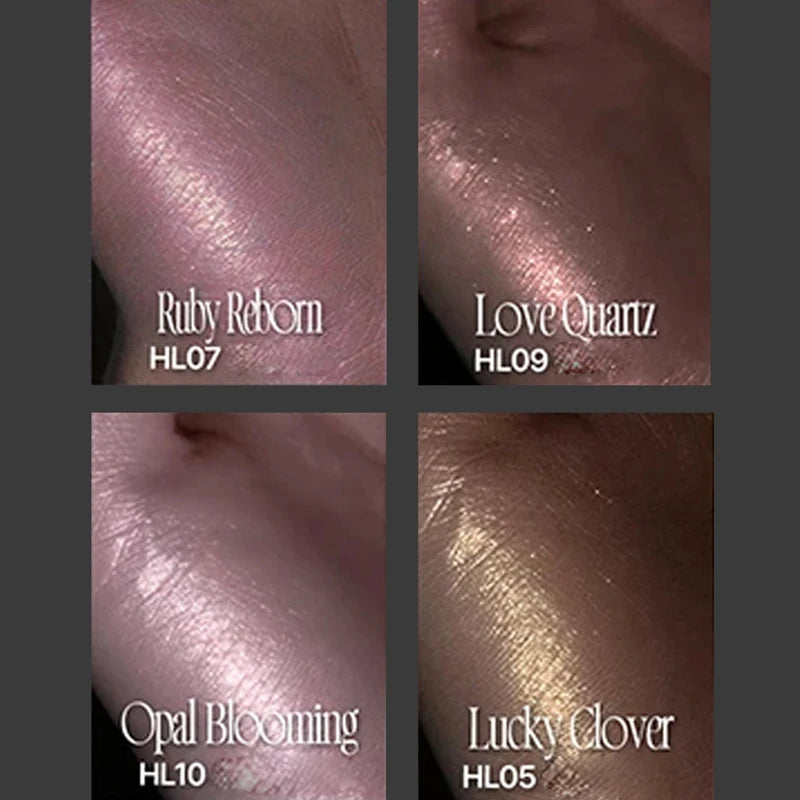 Lightweight Highlighter Powder Set - Multi-Dimensional Shine, Korean Makeup