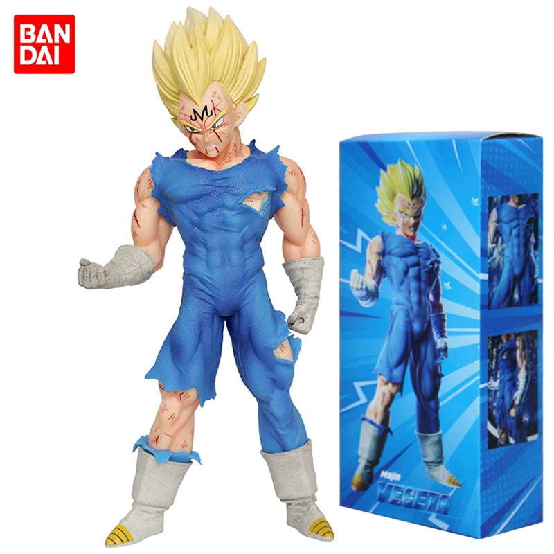 20CM Anime Dragon Ball Action Figures Goku Vegeta Battle Damage Statue PVC Model Toy