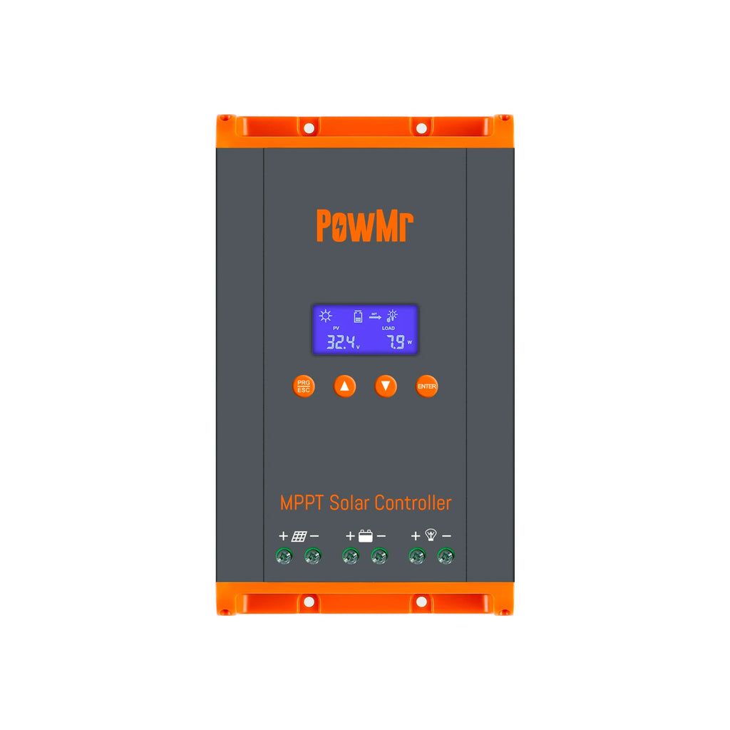 Solar Charge Controller MPPT 20A-60A LCD Auto Battery Regulator for 12V-48V Solar Panel