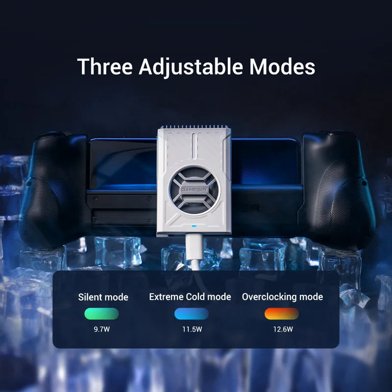 GameSir X5 Lite Bluetooth Gaming Controller Cooler with Adjustable Fan for Mobile Phones