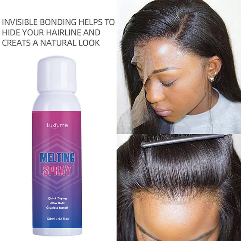 Melting Spray for Lace Wigs Hair Styling Gel & Wig Installation Kit